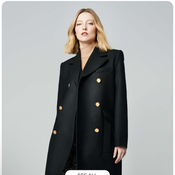 Smythe NWT Double Breasted Wool Overcoat - Picture 2 of 2